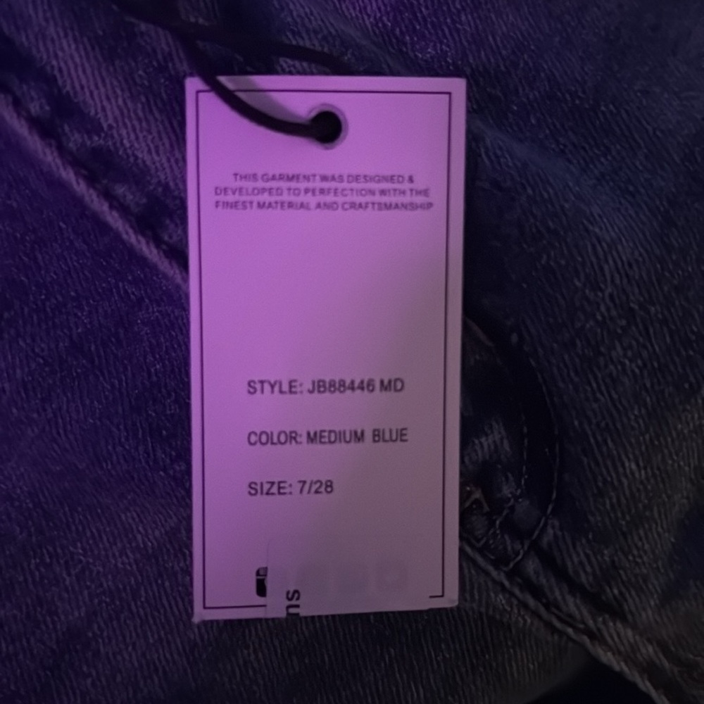 NWT judy blue straight shooter jean size 7/28 - Picture 7 of 7